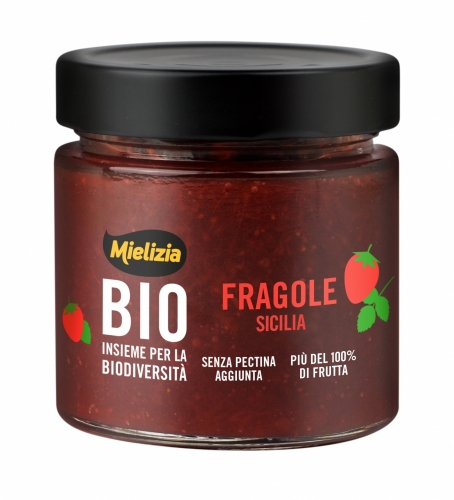 Organic strawberry compote 300 g
