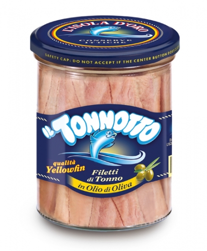 Yellowfin tuna fillets with olive oil 190 g